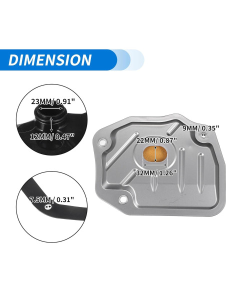 Kit Filtro Transmisión Automática ACROPIX para Toyota Yaris 2005-2013