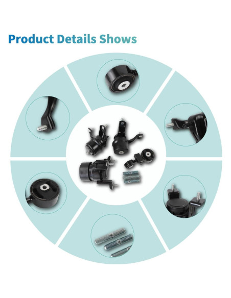 Kit Montaje Motor Transmisión FIWARY Toyota Camry 2.4L 2007-2011