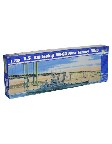 Kit de Modelo Acorazado Trumpeter USS New Jersey 1:700