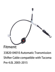 Cable de Cambio de Transmisión Automática Mactoom 33820-04010 Toyota Tacoma 2005-2015 2