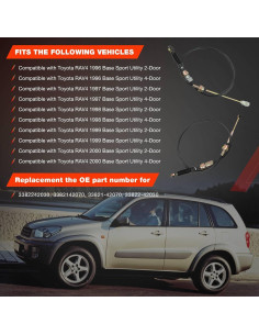 Cable de Control de Cambio Manual ATRACYPART para Toyota RAV4 1996-2000 2