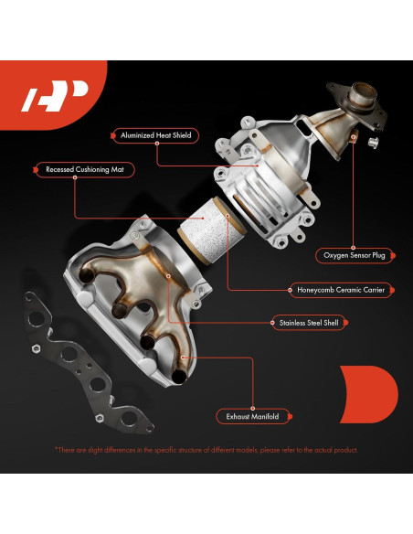 Kit Convertidor Catalítico A-Premium Toyota 4.0L 2 Piezas