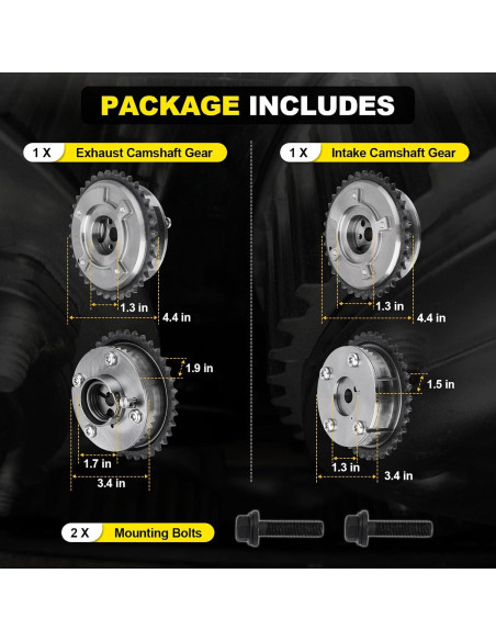 Engranaje árbol de levas VVT Toyota RAV4 Camry 2.5L 2.7L