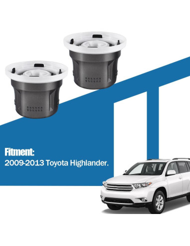 Cubierta Botón Control Aire Acondicionado Toyota Highlander 2009-2013