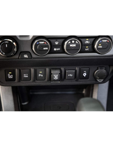 Interruptor de Presión Retroiluminado Toyota Azul 5,08 cm