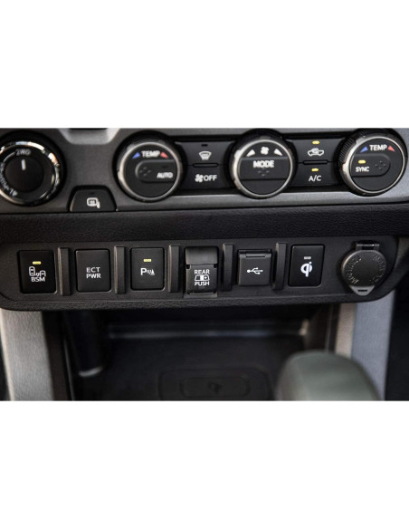 Interruptor de Presión Retroiluminado Toyota Azul 5,08 cm