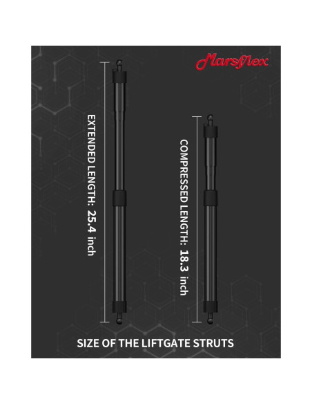 Actuador de Portón Trasero Marsflex para Toyota Highlander 2014-2019