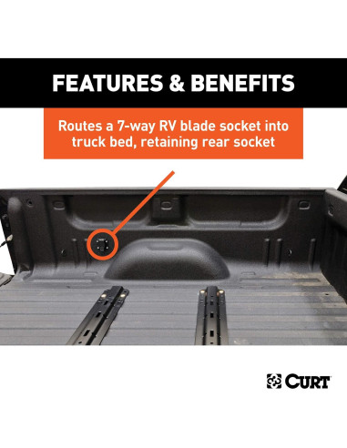 Extensión de Cableado de Remolque CURT 56070 2,13 m 7 Pines