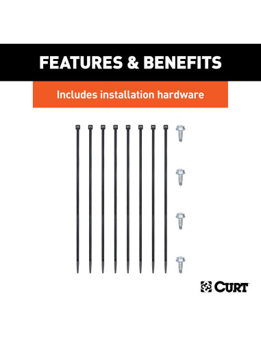 Extensión de Cableado de Remolque CURT 56070 2,13 m 7 Pines