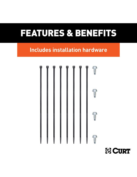 Extensión de Cableado de Remolque CURT 56070 2,13 m 7 Pines