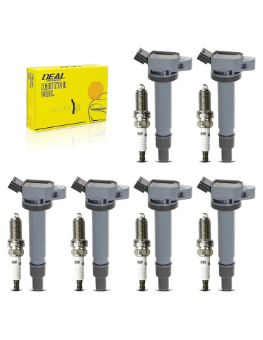 Juego de 6 Bobinas de Encendido y Bujías Iridio Toyota