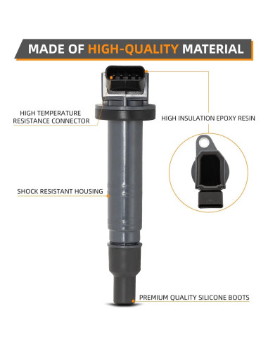 Juego de 6 Bobinas de Encendido y Bujías Iridio Toyota