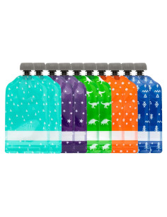 Bolsas de Comida Reutilizables Simple Modern 10-Pack 148 ml