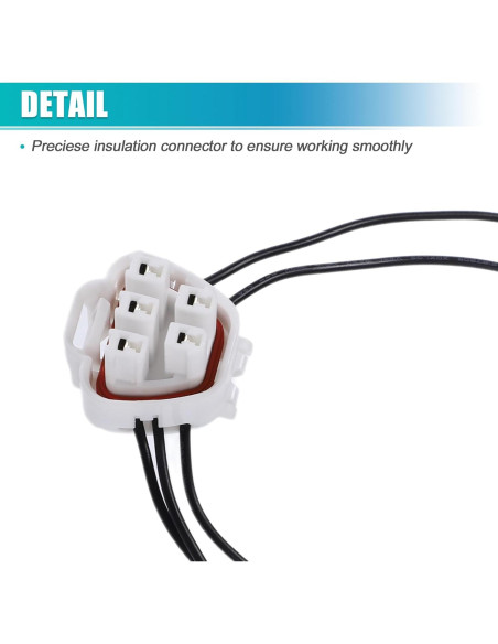 Conector de Bomba de Combustible Pigtail uxcell 5 Pines