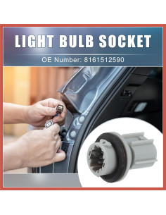 Portalámparas ACROPIX para Toyota RAV4 2013-2018 Gris 2