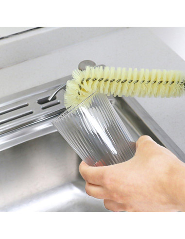 Cepillo Limpiador de Botellas FRMARCH 45 cm Flexible Nylon