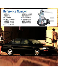 Bomba de Combustible Eléctrica Farpida E8013H para Toyota Corolla y Geo Prizm 2