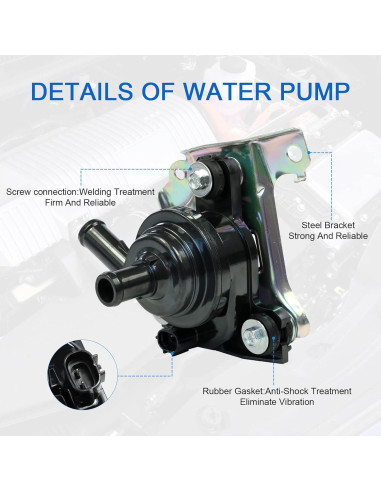 Bomba de Agua Inversor Enfriamiento DICMIC Toyota Prius 2004-2009