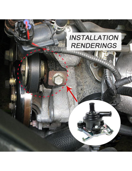 Bomba de Agua Inversor Enfriamiento DICMIC Toyota Prius 2004-2009