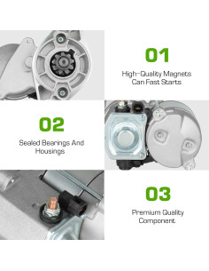 Starter Reemplazo TadaMark 1.4KW para Toyota 6FGCU15-30 2
