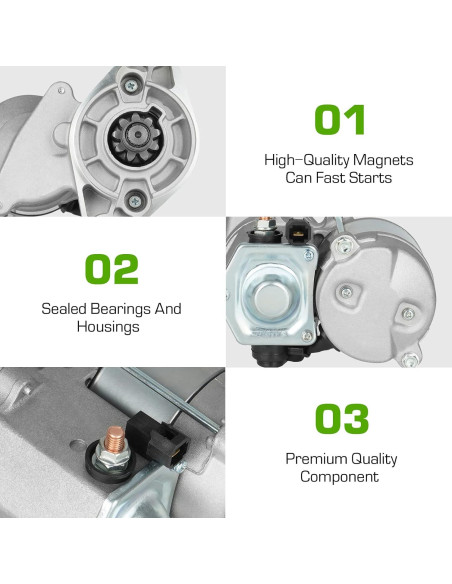 Starter Reemplazo TadaMark 1.4KW para Toyota 6FGCU15-30