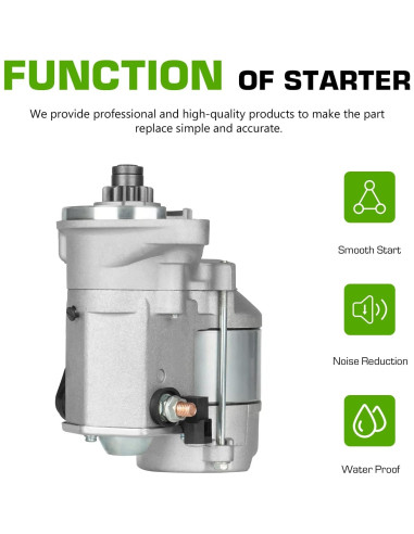 Starter Reemplazo TadaMark 1.4KW para Toyota 6FGCU15-30