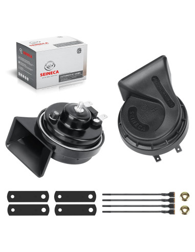 Kit de bocina de caracol eléctrica SEINECA 12V 130dB