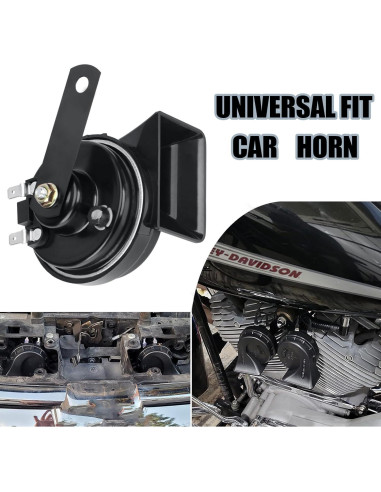 Kit de bocina de caracol eléctrica SEINECA 12V 130dB