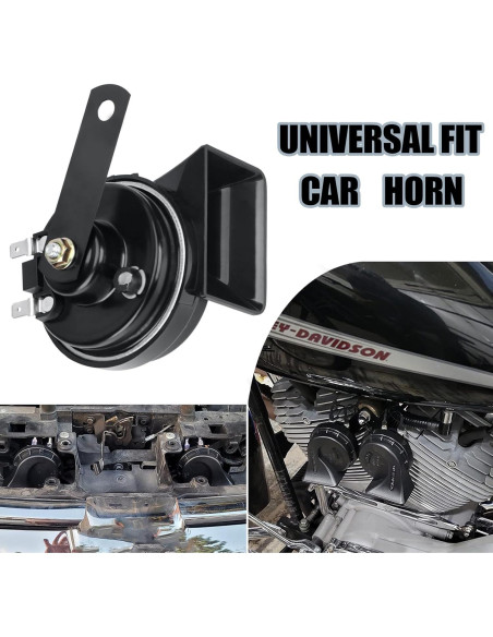 Kit de bocina de caracol eléctrica SEINECA 12V 130dB