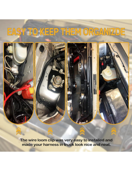 150 Bridas de Cable Nylon UNIGT para Autos y Camiones