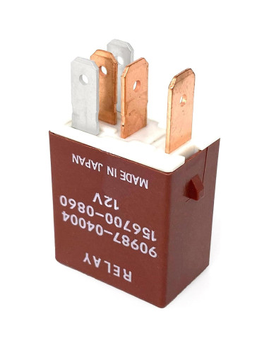 Paquete de 3 Relés Automotrices Sonzrod 40A 12VDC 5 Pines