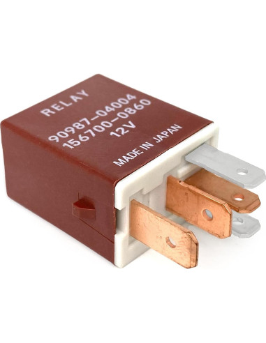 Paquete de 3 Relés Automotrices Sonzrod 40A 12VDC 5 Pines