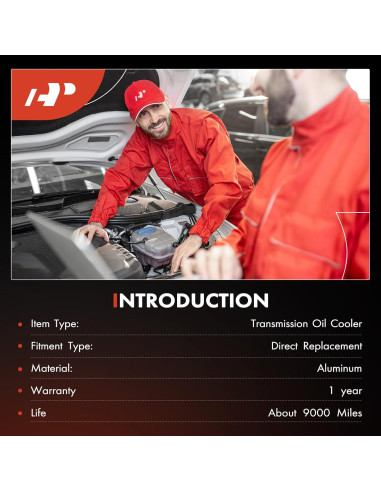 Enfriador de Aceite de Transmisión A-Premium Toyota Camry 2012-2016