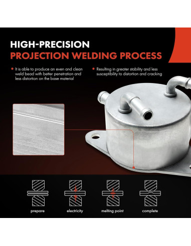 Enfriador de Aceite de Transmisión A-Premium Toyota Camry 2012-2016