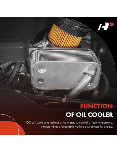 Enfriador de Aceite de Transmisión A-Premium Toyota Camry 2012-2016