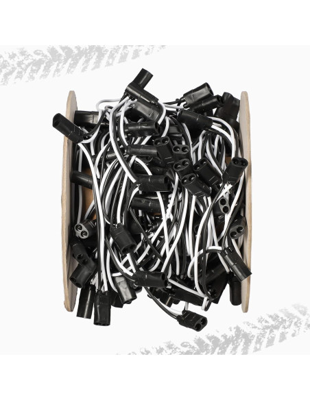 Cableado Doble Conector Hembra Partsam 150 Enchufes 22,56 m