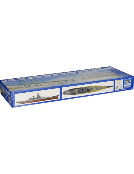 Kit de Modelo Acorazado Trumpeter USS New Jersey 1:700