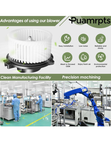 Motor de Soplador de Calefacción PUAMRPTS para Toyota Camry 1997-2001 y Solara 1999-2003
