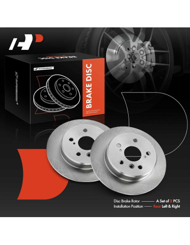 Discos de Freno Sólidos A-Premium 288mm para Toyota/Lexus