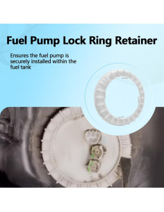 Retenedor de anillo de bloqueo Quealzara para bomba Toyota 2