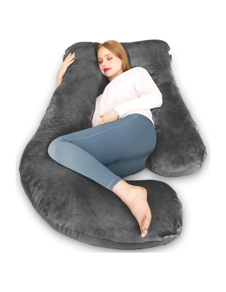 Almohada de Embarazo Chilling Home 58" Negra Cuerpo Completo