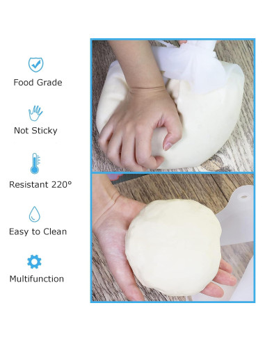Bolsa de Amasar de Silicona XoYoZo 3000ml para Pan y Pastelería