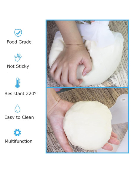 Bolsa de Amasar de Silicona XoYoZo 3000ml para Pan y Pastelería