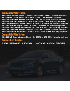 Inyector de combustible Zxyculture 1.8L para Toyota Corolla 2