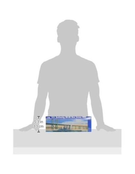 Kit de Modelo Acorazado Trumpeter USS New Jersey 1:700