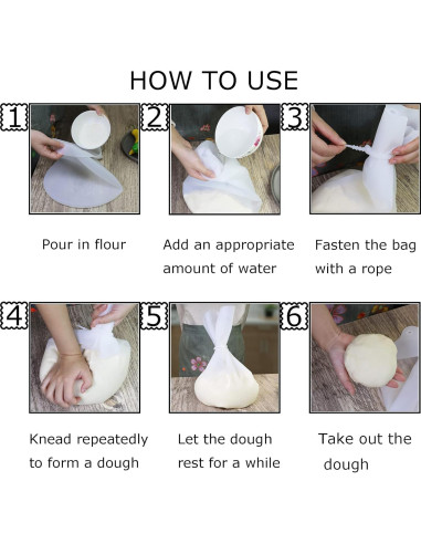 Bolsa de Amasar de Silicona XoYoZo 3000ml para Pan y Pastelería