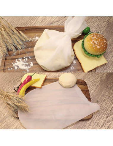 Bolsa de Amasar de Silicona XoYoZo 3000ml para Pan y Pastelería