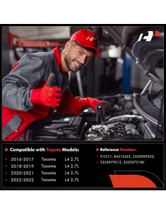 Inyectores de Combustible A-Premium para Toyota Tacoma 2016-2022 2