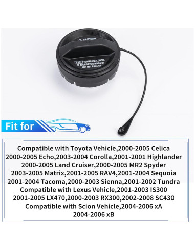 Tapa de llenado de tanque Rldym 77300-53010 para Toyota