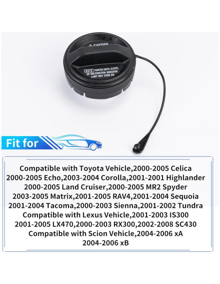 Tapa de llenado de tanque Rldym 77300-53010 para Toyota